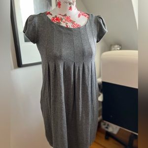 Gap mini dress charcoal gray. Has pockets. Cotton, very soft and comfortable.